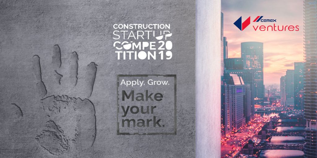 CEMEX Ventures lancia la competition Startup Construction 2019: APPLY